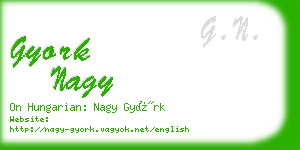 gyork nagy business card